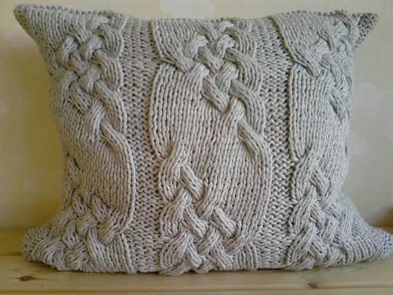 Knit pillow case pattern