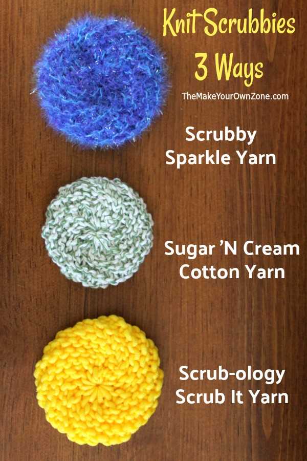 Knit scrubbies pattern free