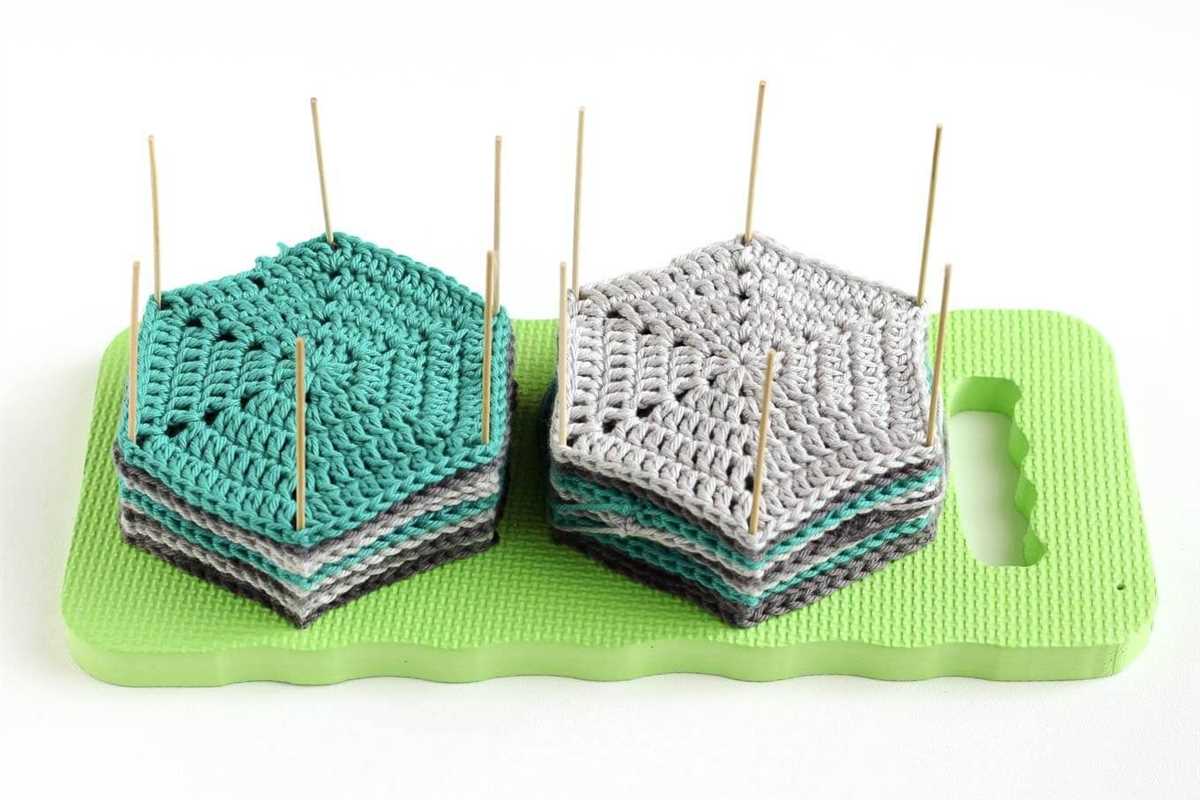 Knit square basket pattern