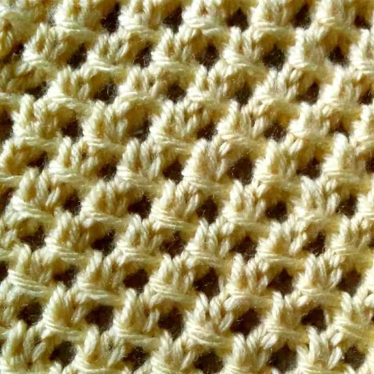 Knit stitch pattern multiple of 3