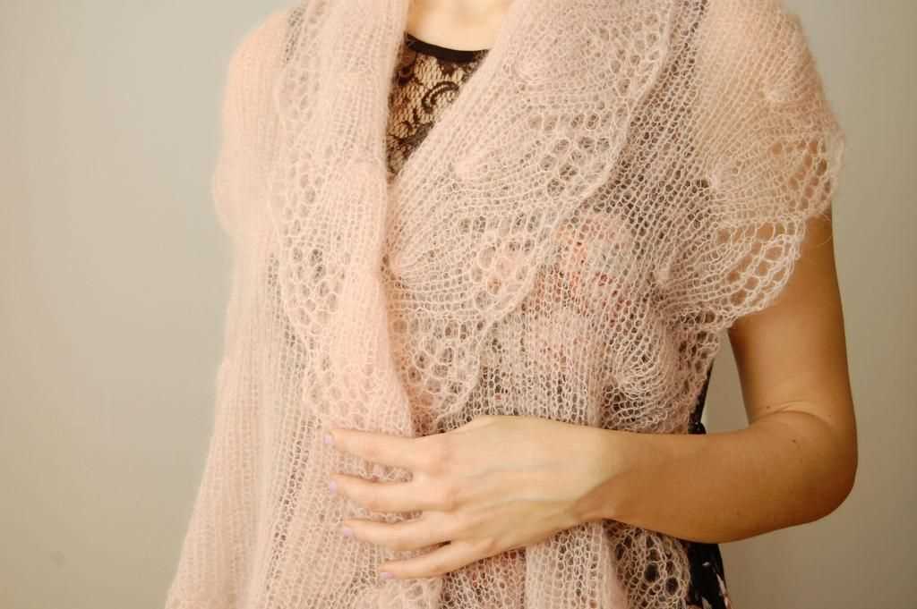 Knit stole pattern