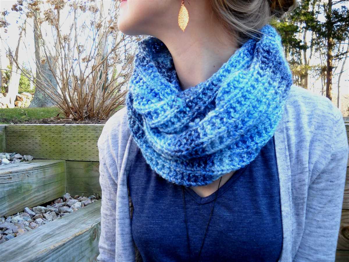 Knit tube scarf pattern