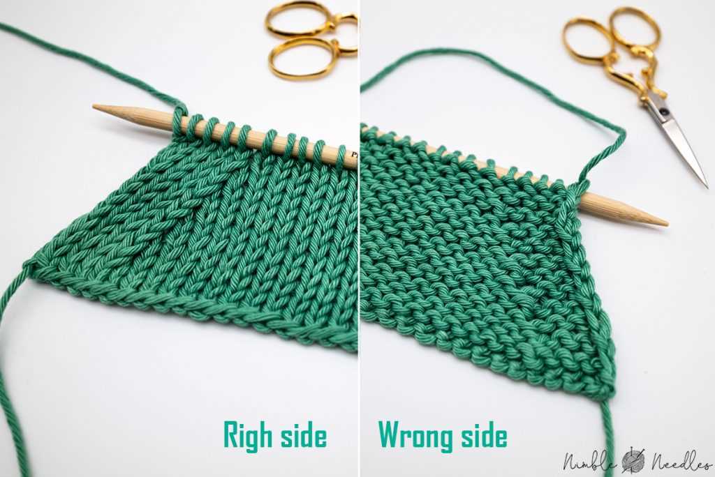 Knit two purl two pattern