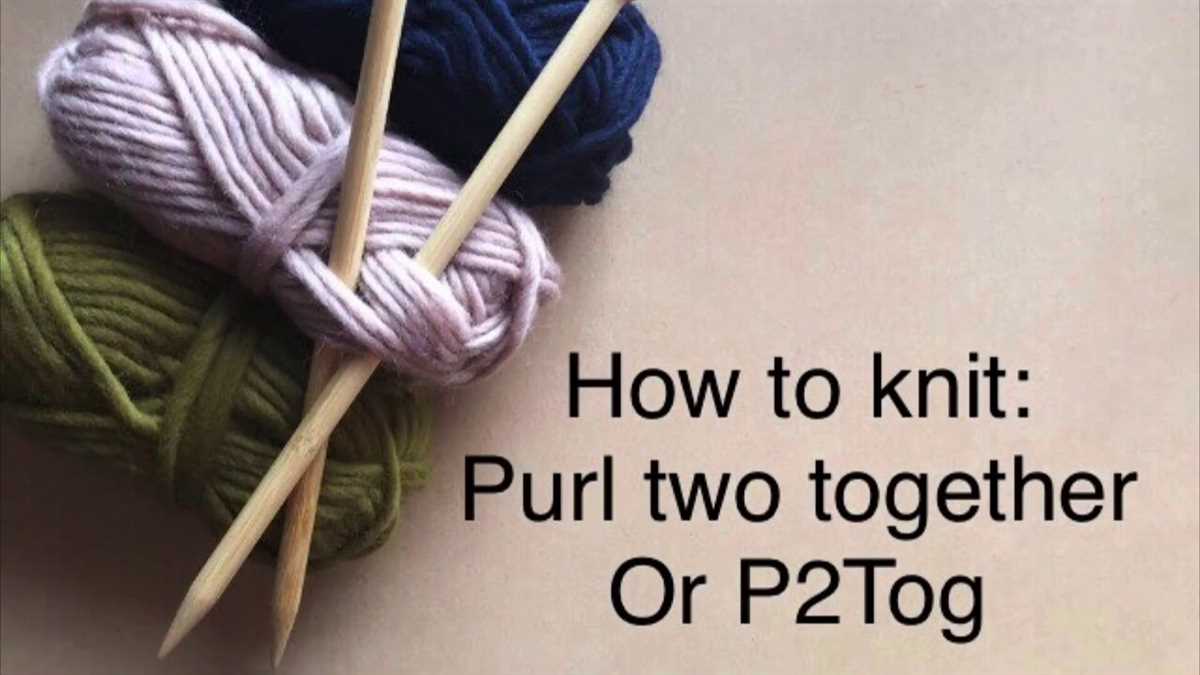 Knit two purl two pattern