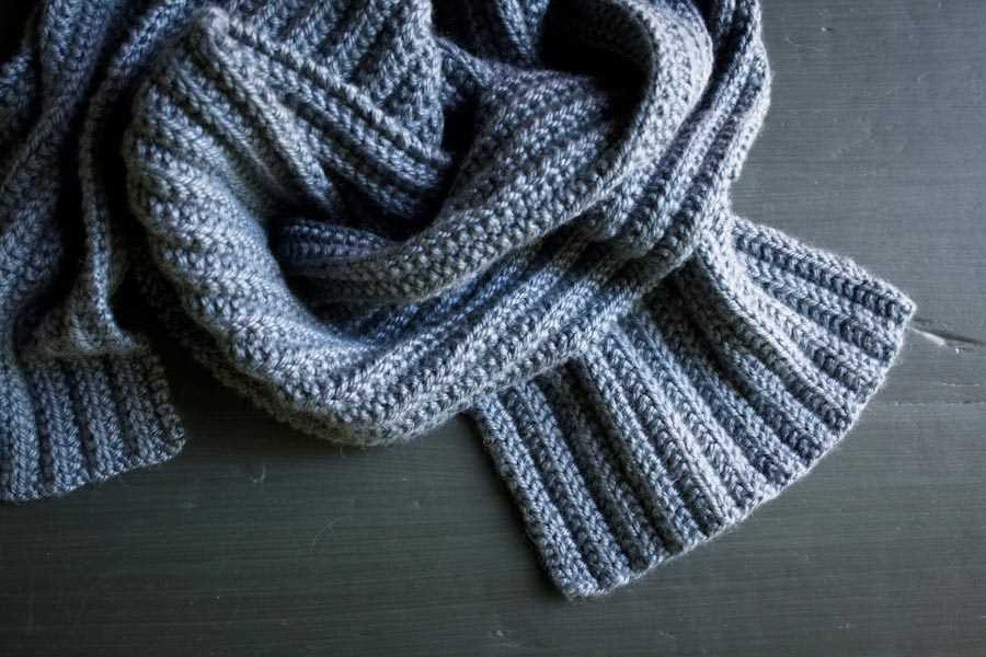 Knit two purl two scarf pattern