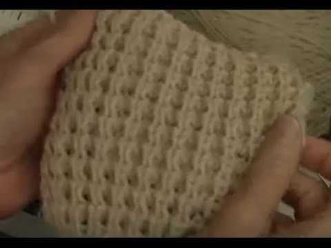 Knit waffle stitch pattern