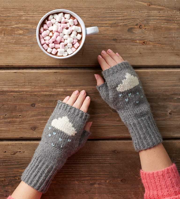 Knit wrist warmers free pattern