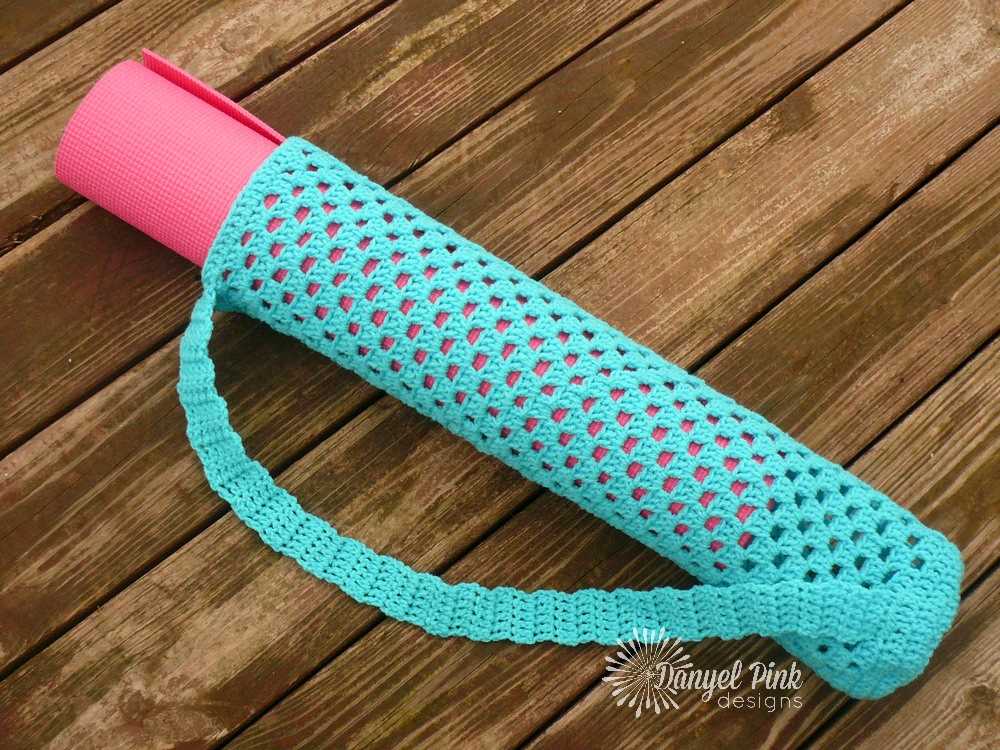 Knit yoga mat bag pattern free