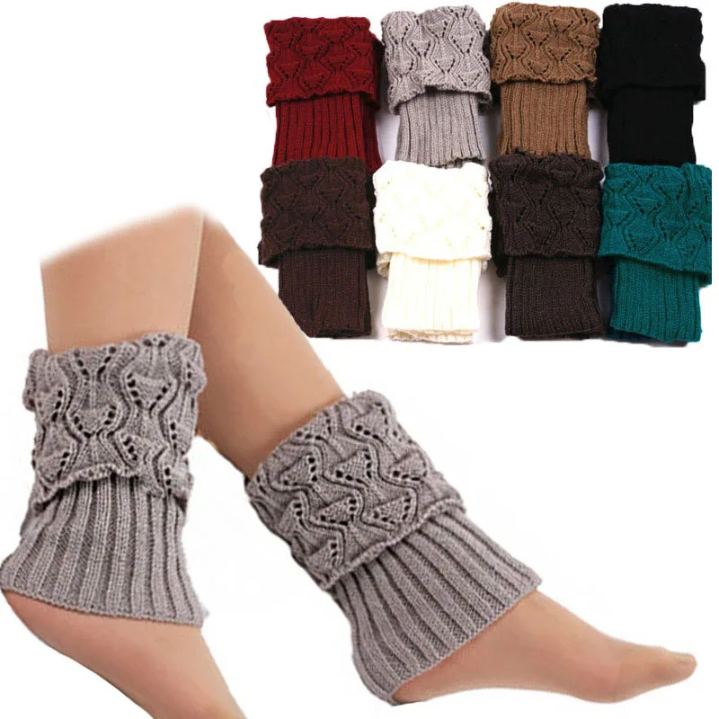 Knitted ankle warmers pattern