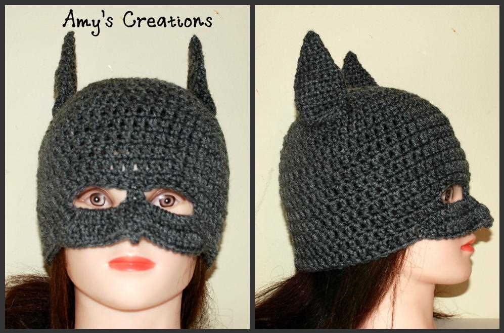 Knitted batman hat pattern free