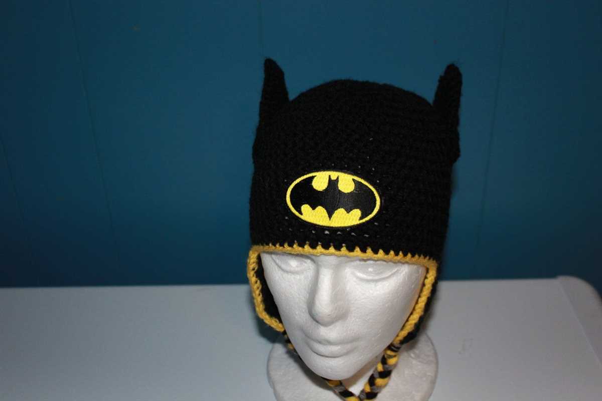 Knitted batman hat pattern free