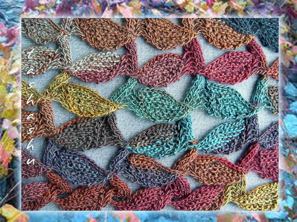 Knitted butterfly scarf pattern