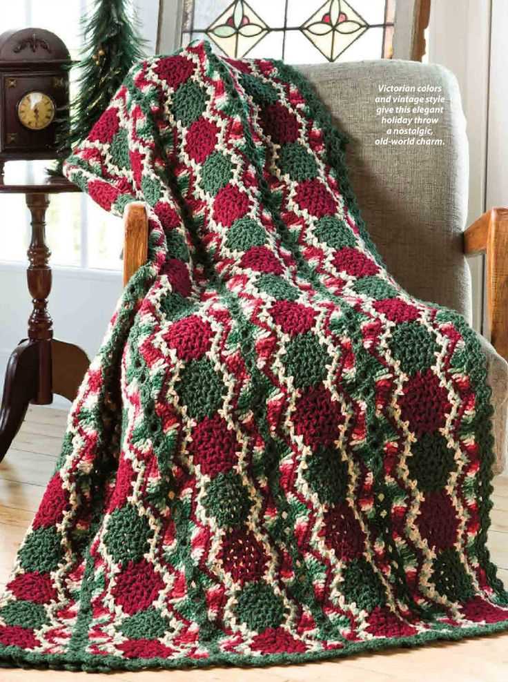 Knitted christmas blanket patterns