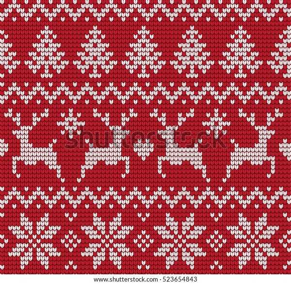 Knitted christmas stocking patterns fair isle