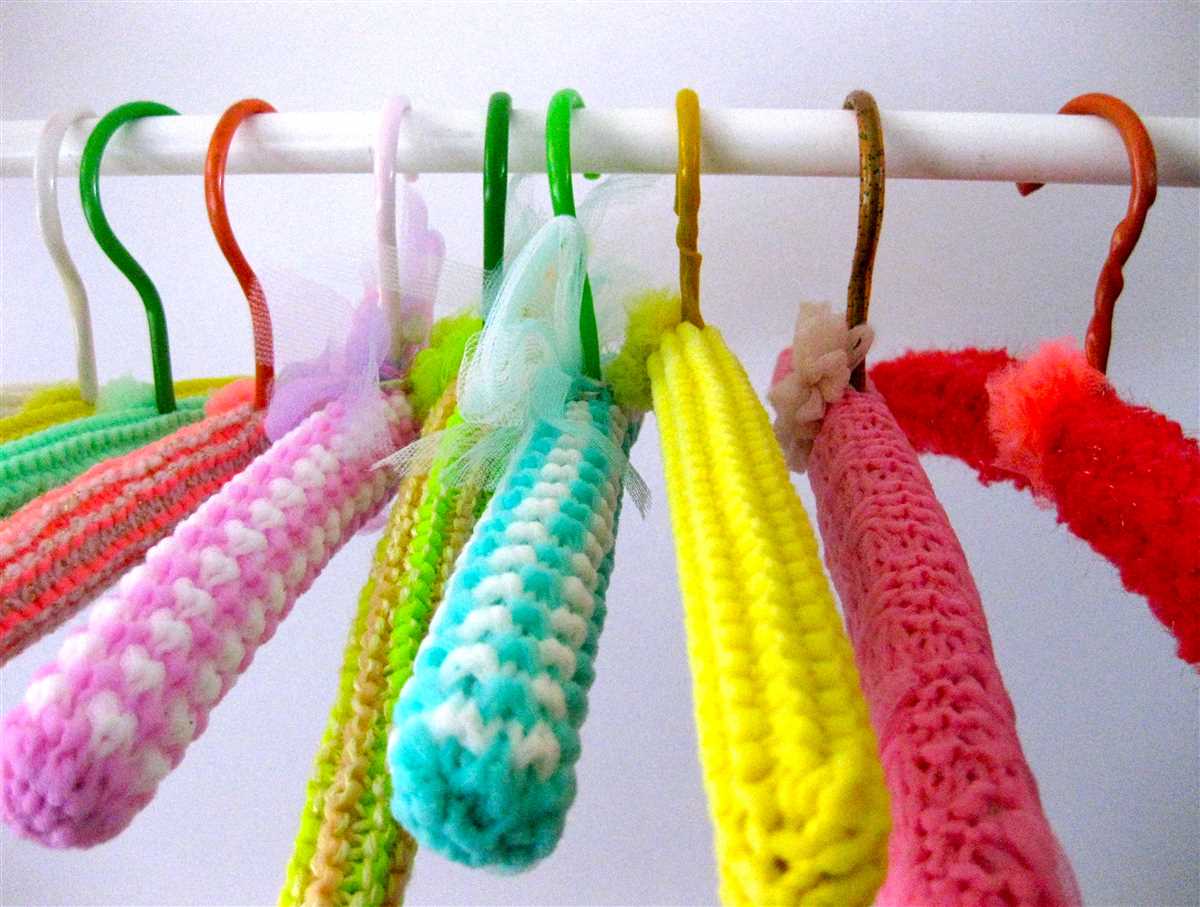 Knitted coat hanger patterns with lace