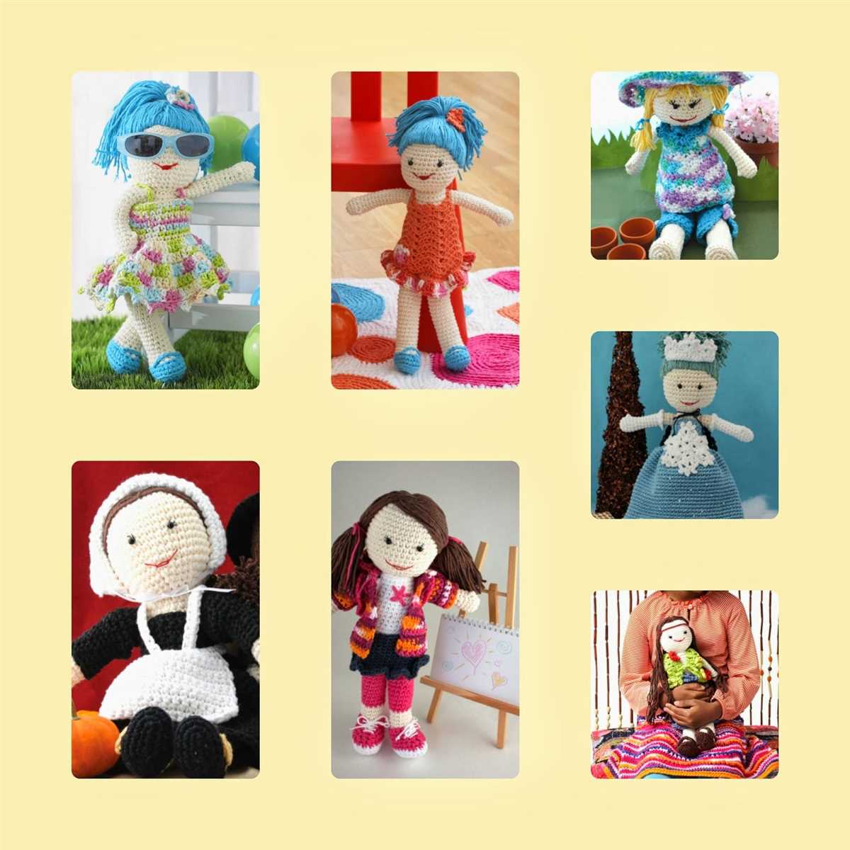 Knitted doll patterns easy free