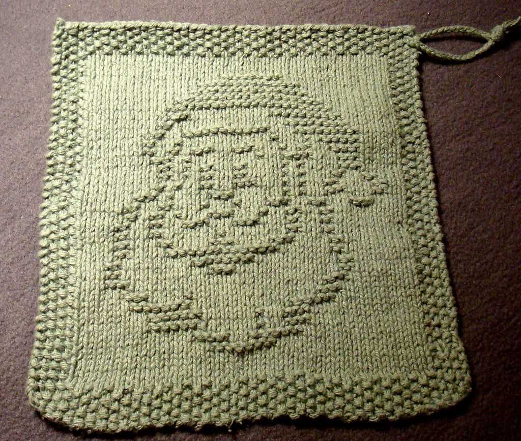 Knitted easter dishcloth patterns