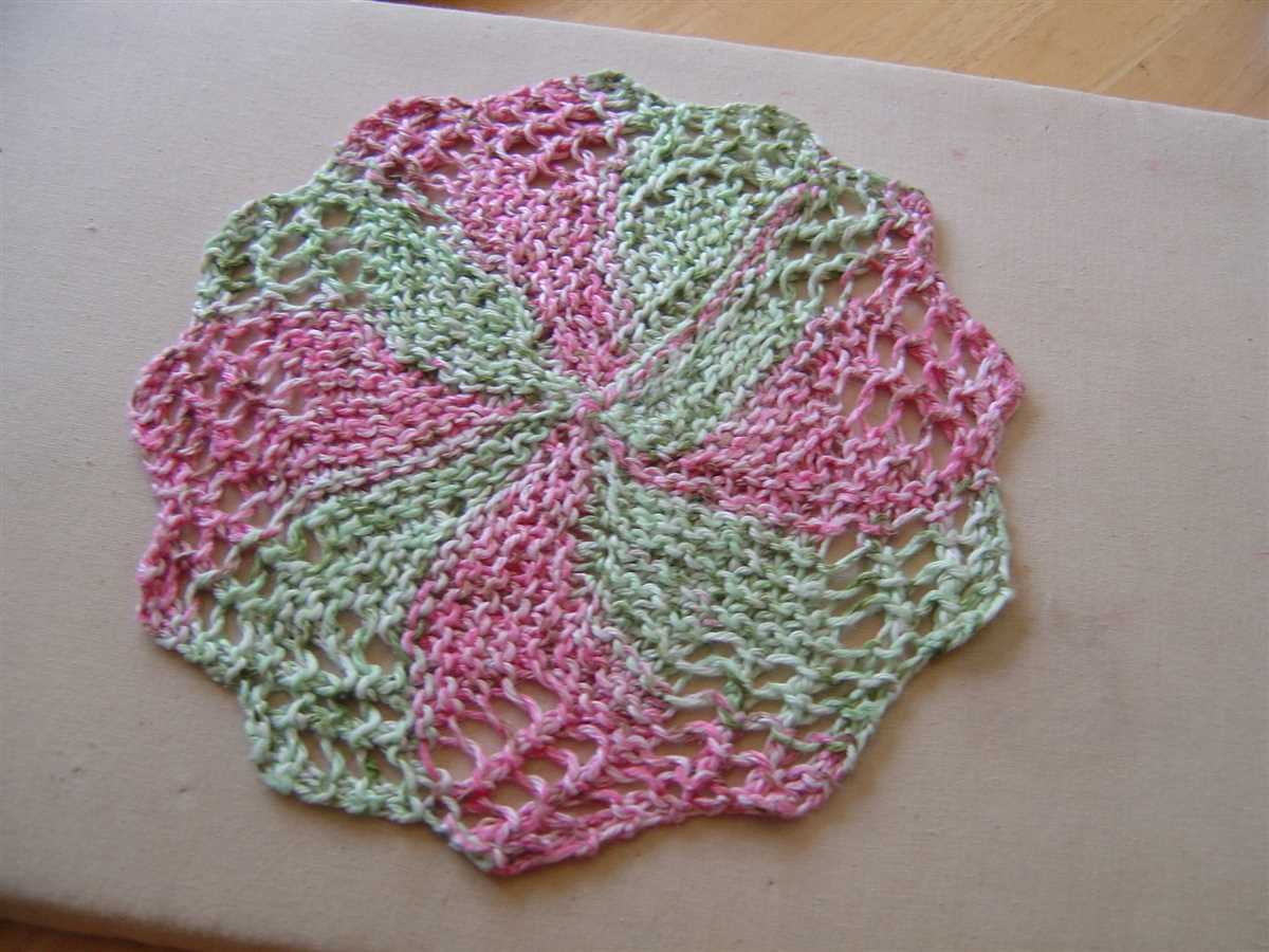 Knitted easter dishcloth patterns