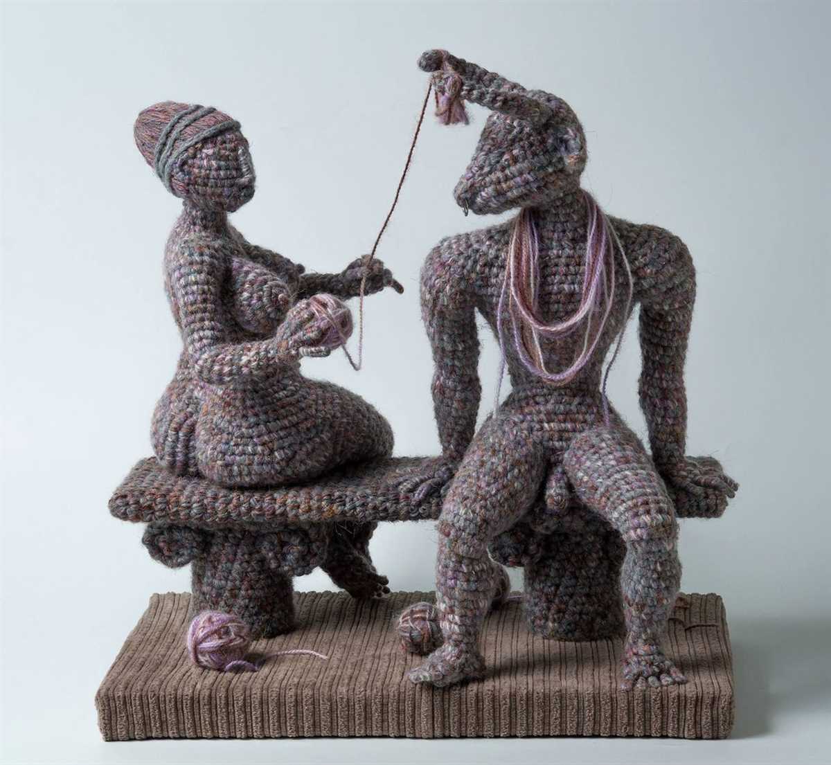 Knitted figures patterns