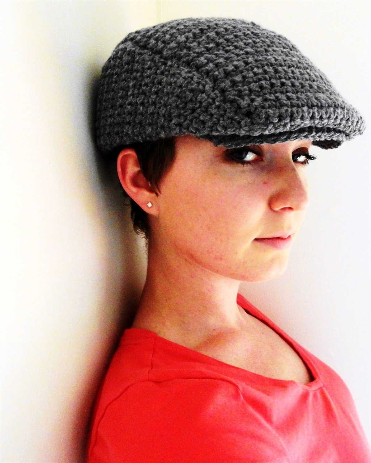 Knitted flat cap pattern