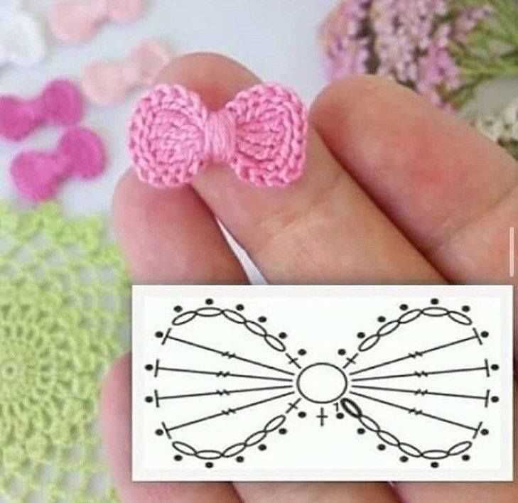 Knitted hair accessories free patterns