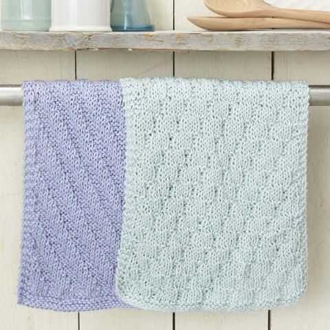 Knitted hand towel pattern