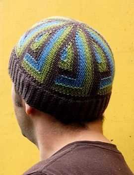 Knitted hat patterns straight needles