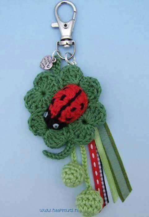 Knitted keyring patterns