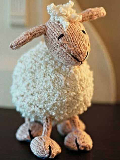 Knitted lamb pattern free