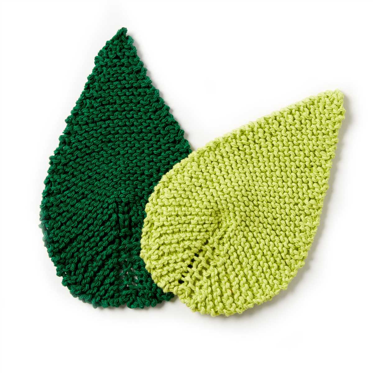 Knitted leaf pattern free