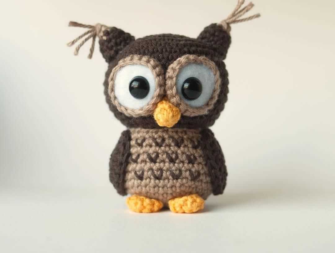 Knitted owl toy pattern free