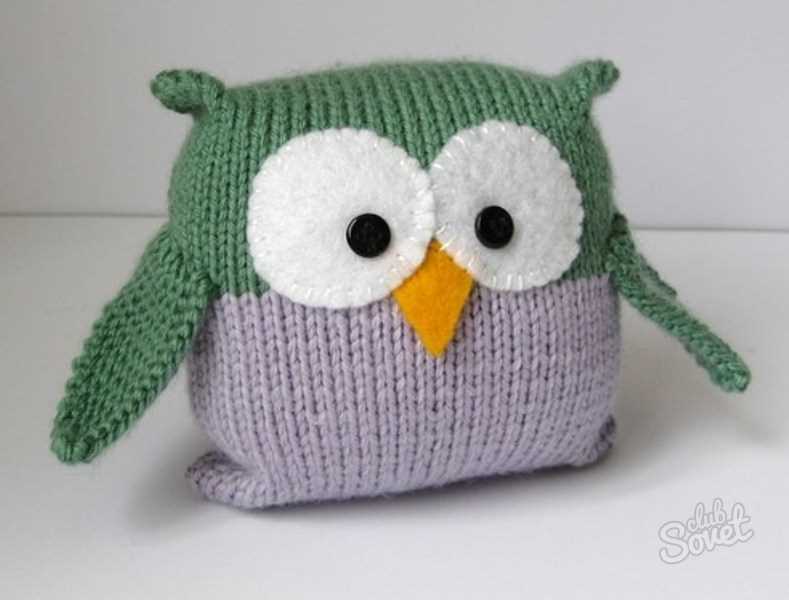 Knitted owl toy pattern free