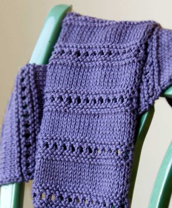 Knitted scarf patterns for beginners