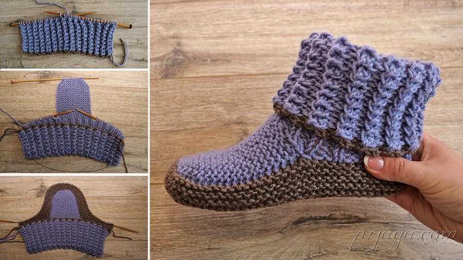 Knitted shoes pattern free