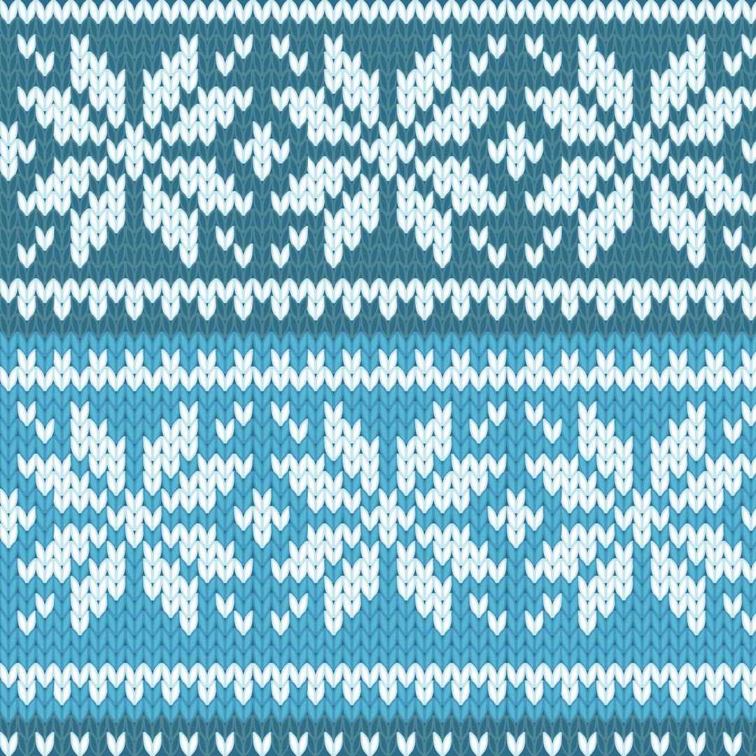 Knitted sweater pattern