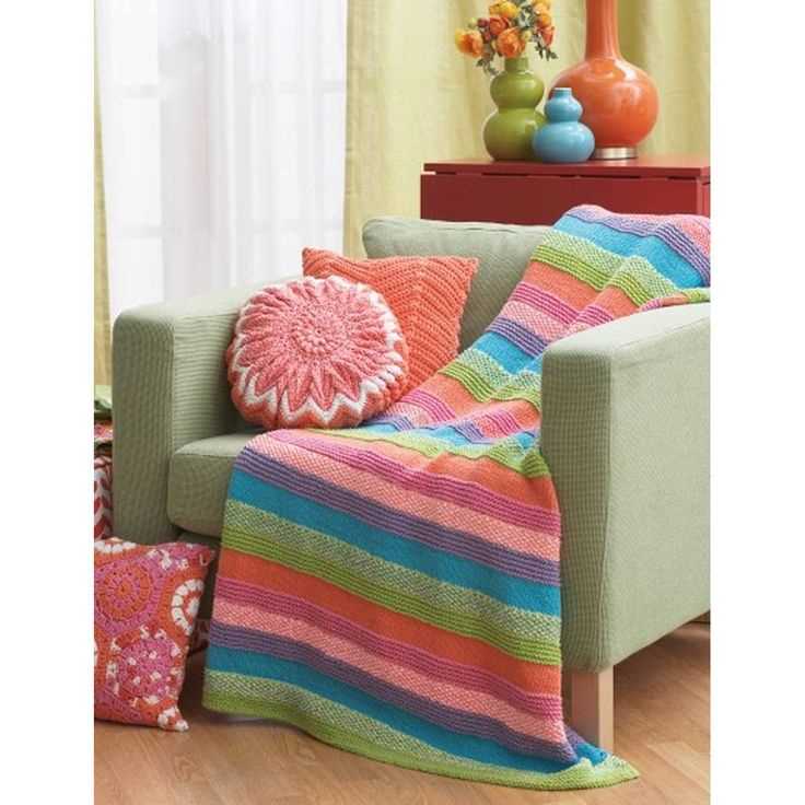 Knitted weighted blanket pattern