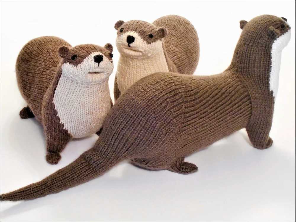 Knitted animal patterns