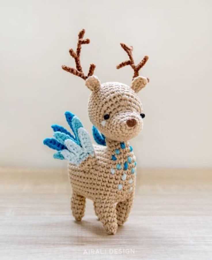 Knitted antlers pattern