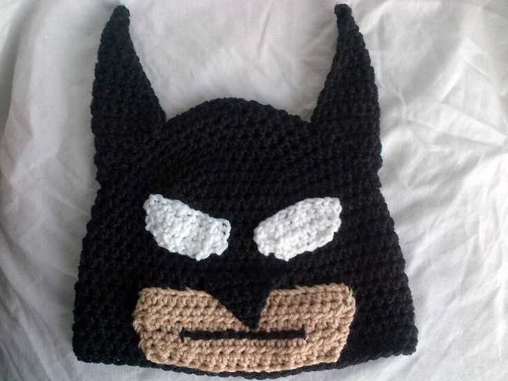 Knitted batman hat pattern free