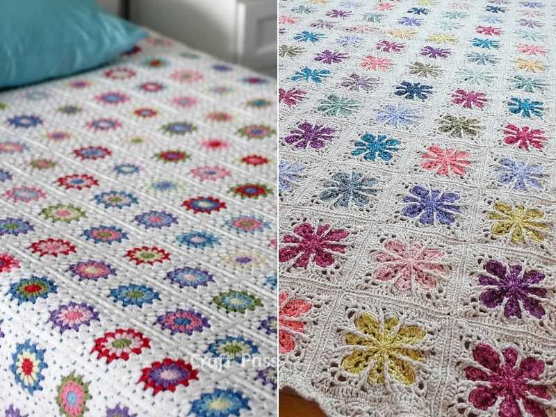 Knitted bedspread patterns free