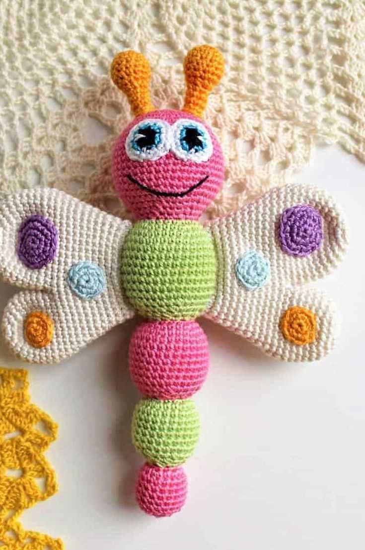 Knitted butterfly pattern free