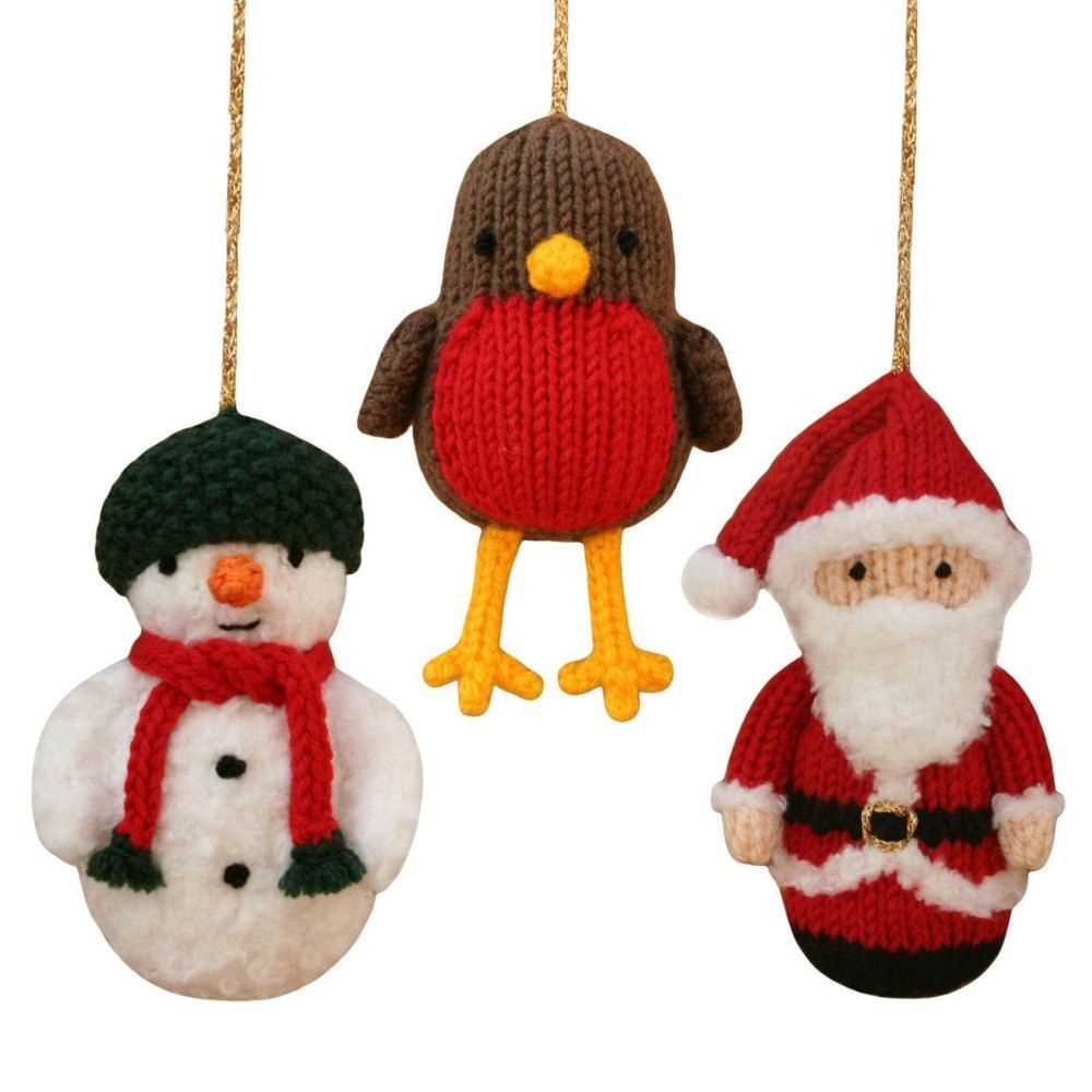 Knitted christmas decorations patterns free