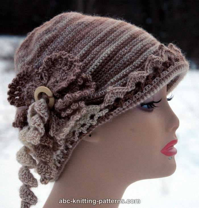 Knitted cloche hat pattern free