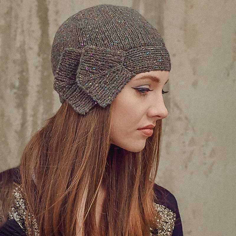 Knitted cloche hat pattern free