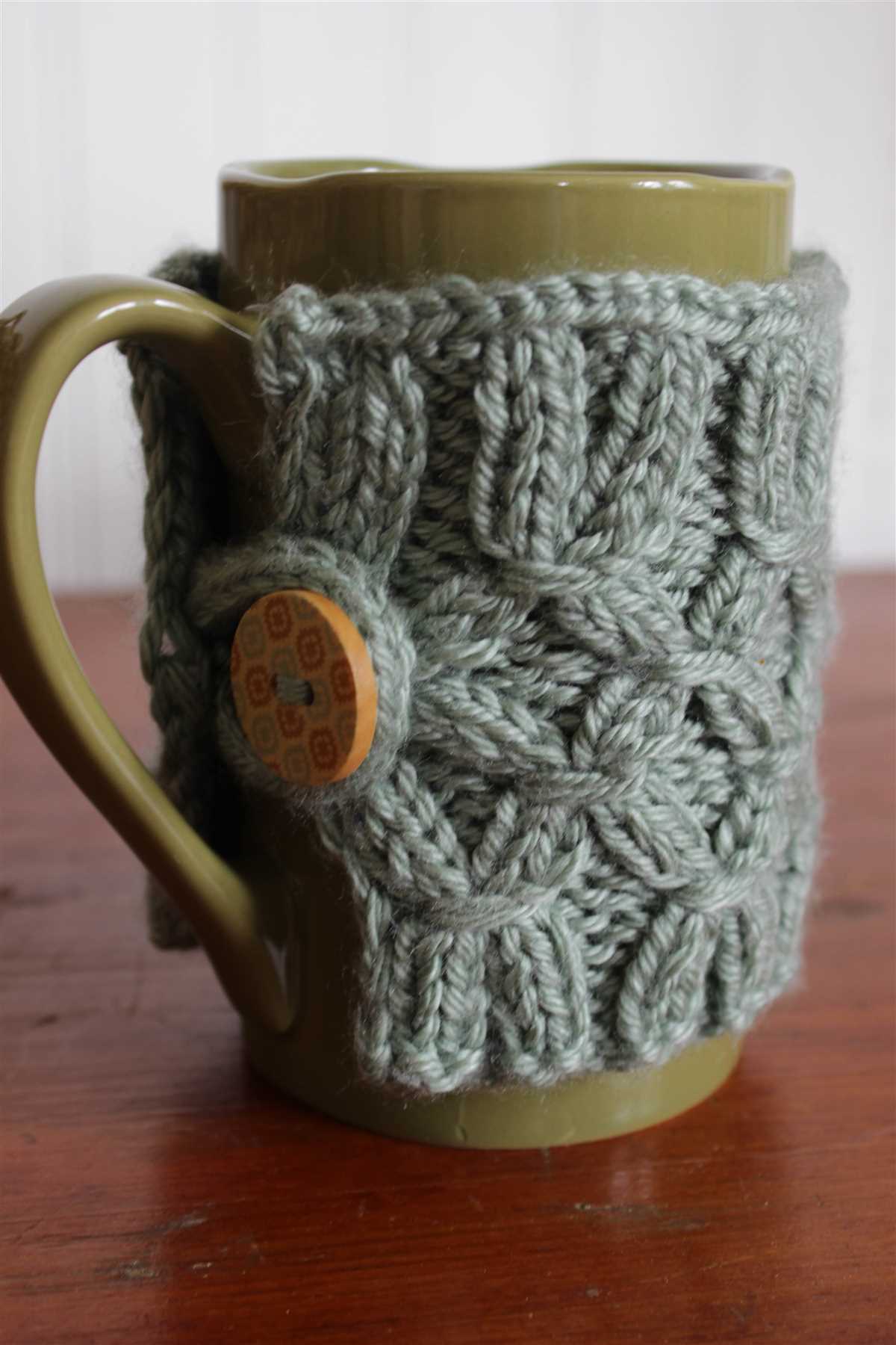 Knitted cup warmer patterns