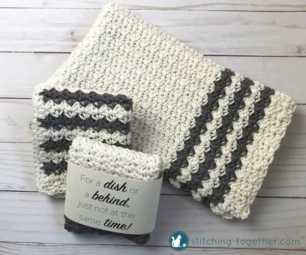 Knitted dish towel patterns free