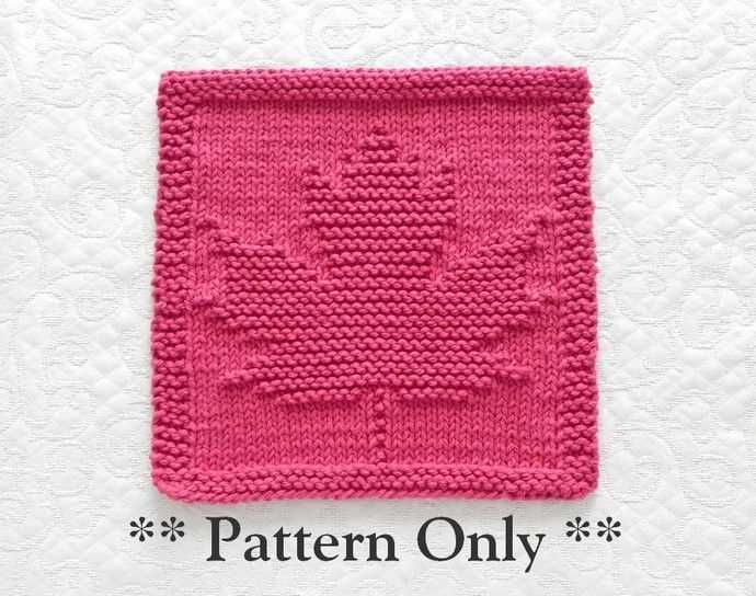 Knitted dishcloth pattern pdf