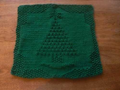 Knitted dishcloths patterns free christmas