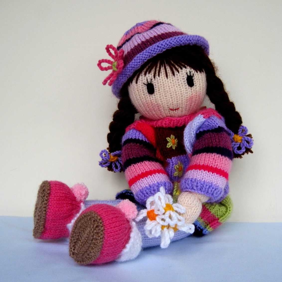 Knitted doll patterns easy free