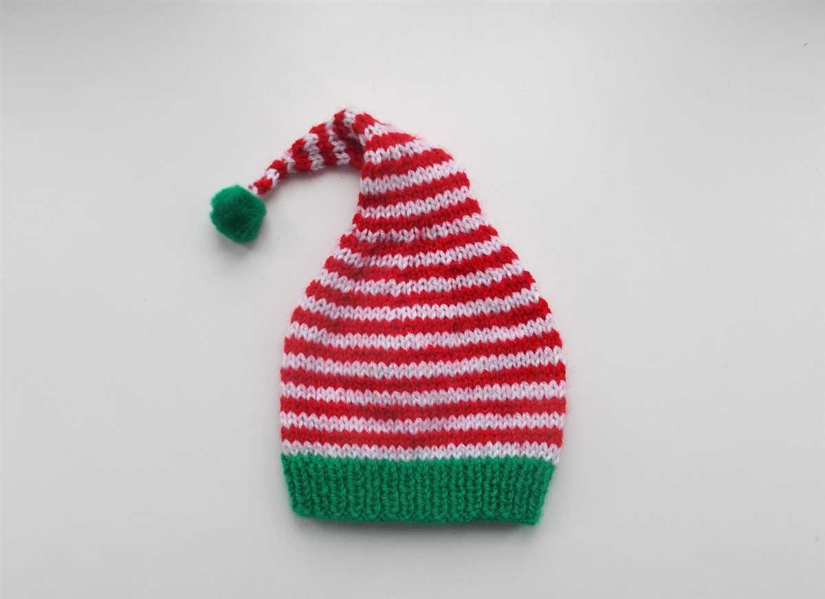 Knitted elf ears pattern